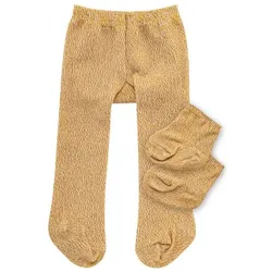 Heless Puppenstrumpfhose mit Socken - Gold