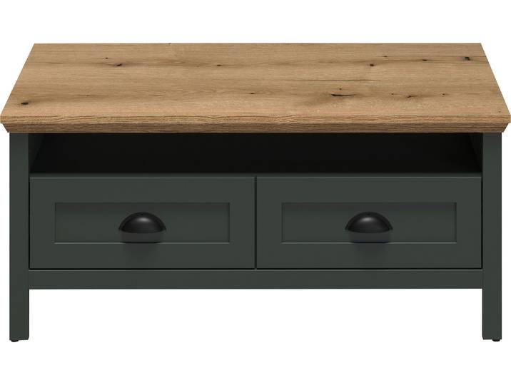 Stanton table basse vert\, chêneReproduction.