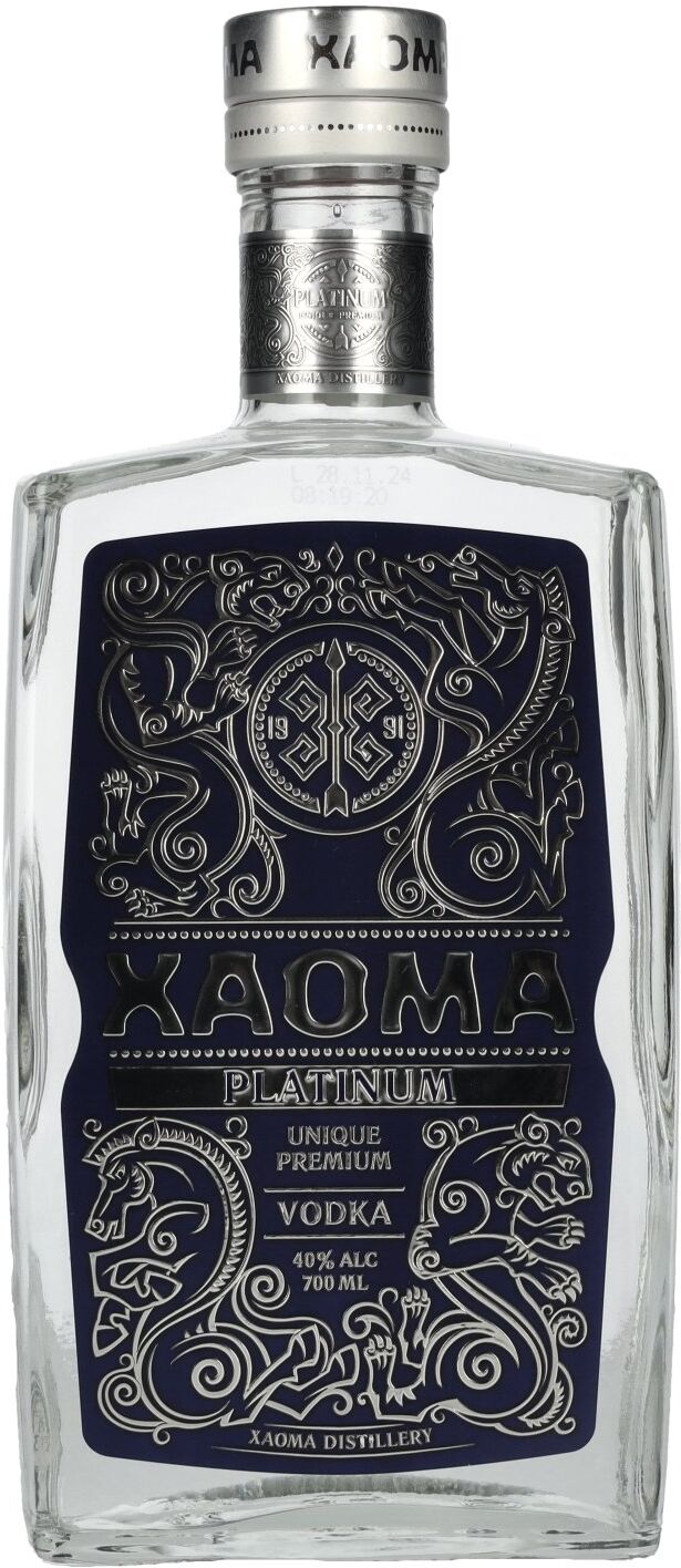 Xaoma Vodka XAOMA Platinum Premium Vodka 40% Vol. 0,7l