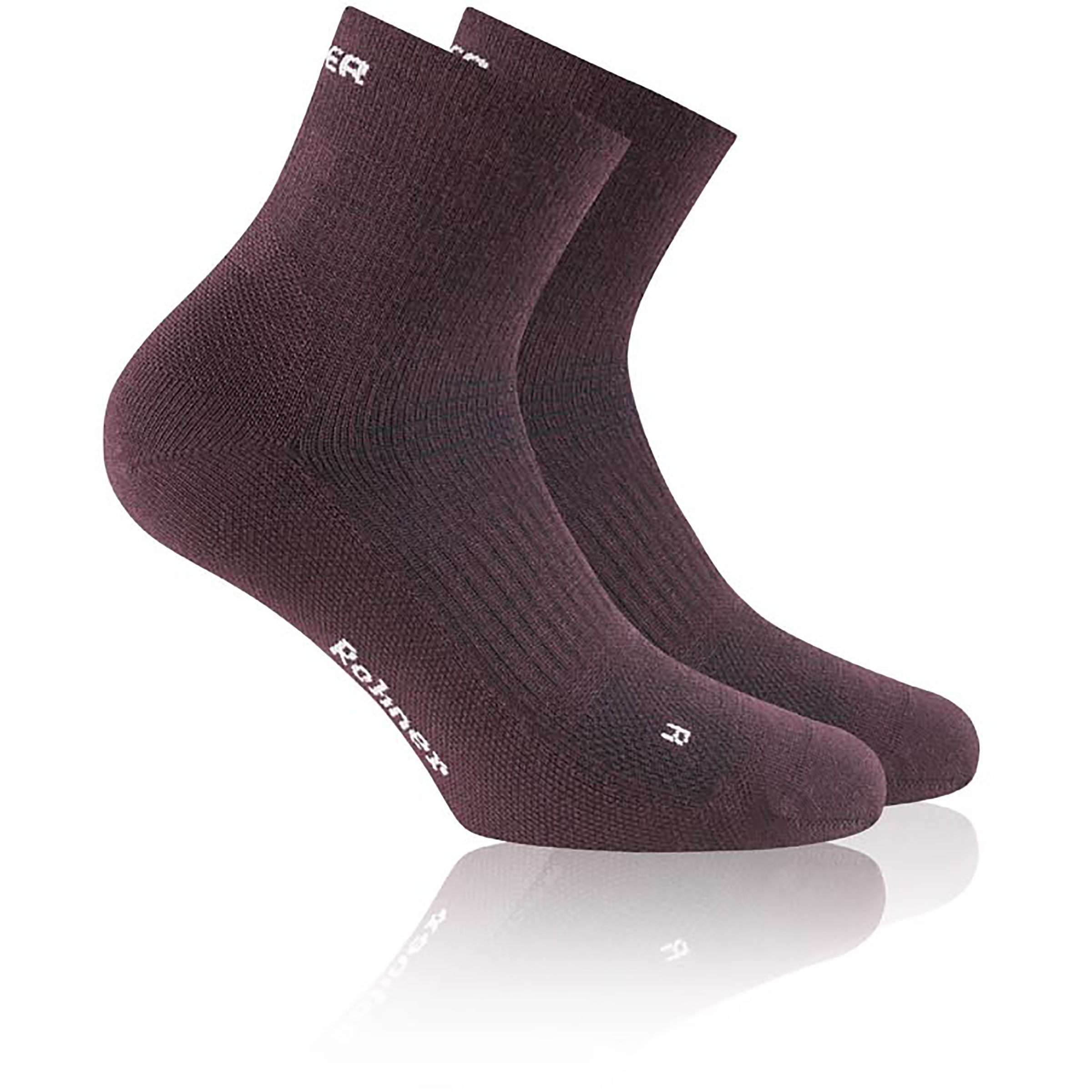 Rohner Dynamic Merino Quarter Wandersocken lila Größe 44 Trekking Elastisch Merinowolle