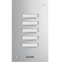 Elcom 5205280 KVM-5/1 Klingelplatte 5/1 UP ESTA