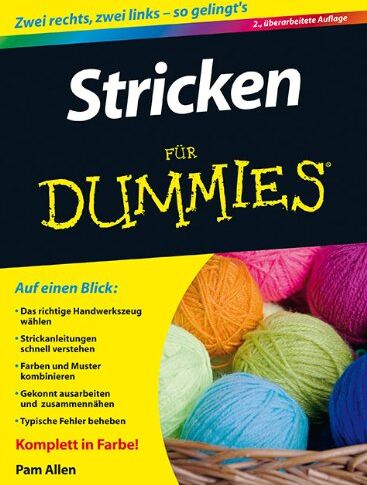 Pam Allen - Stricken für Dummies (Fur Dummies) - Preis vom 06.10.2026 07:26:00 h