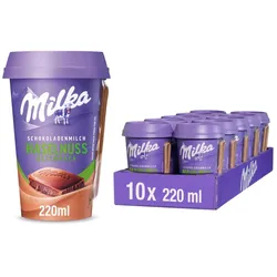 Milka Schokoladenmilch Haselnuss 10 x 220 ml (2,2 l)