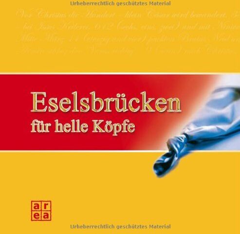 Albert J. Urban - Eselsbrücken für helle Köpfe - Preis vom 09.10.2026 07:28:09 h