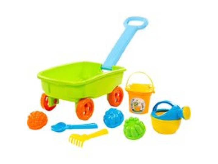Sandspielzeug-Set Handwagen klein