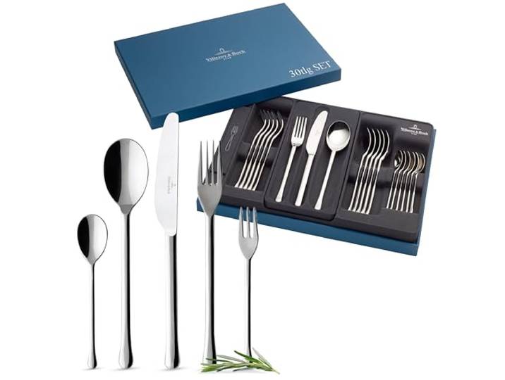 Villeroy & Boch - Udine Besteckset 30-teilig Silber, Spülmaschinenfest