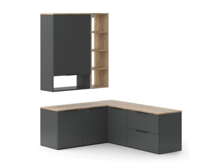 Meuble mural Wido 5 pièces Anthracite Vicco 49805