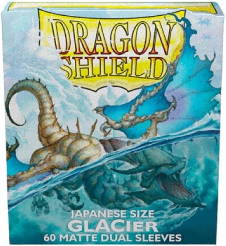 60 Sleeves Dragon Shield : Dual Matte Glacier