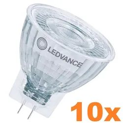 10er Sparset Ledvance GU4 MR11 36° 4,2W wie 35W warmweißer LED-Reflektor 2700K 12V
