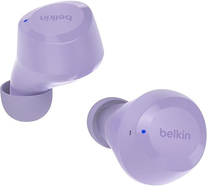 Belkin SoundForm Bolt True Wireless Earbuds – Lavender, New