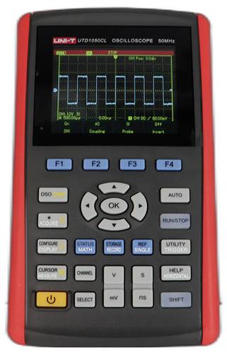 Uni-T UTD1025CL Digital-Oszilloskop 25MHz 200 MSa/s 12 kpts 8 Bit Multimeter-Funktionen 1St.