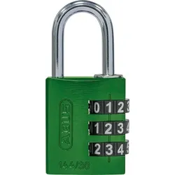 ABUS Zahlen-Hangschloss 144/30 grün Lock-Tag