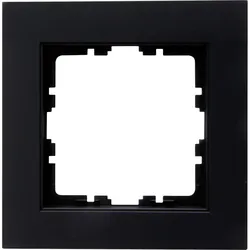 Kopp 402150002 HK07 - Abdeckrahmen 1-fach, Farbe: schwarz matt