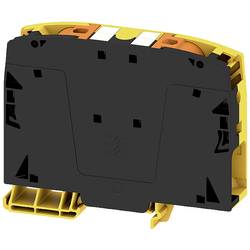 Weidmüller 2742100000 Durchgangsreihenklemme Push-In-Klemme, Steckanschluss Schwarz-Gelb 5 St. Piece