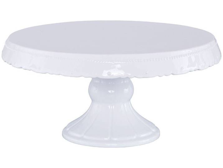 Rbv Birkmann Tortenplatte Vintage 30 cm weiss