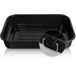 Karl Krüger Emaillierte Grill- und Auflaufform, 34 cm