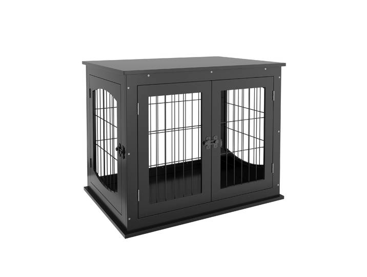 Hundehütte 81 x 58 x 66 cm schwarz