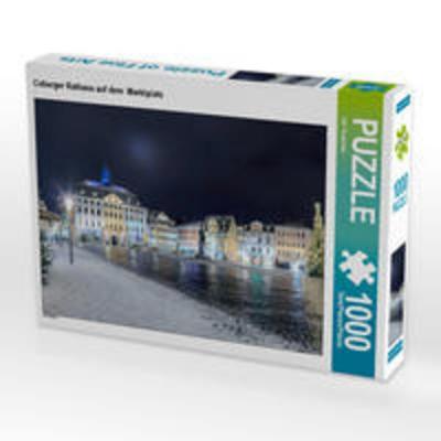 CALVENDO Puzzle Coburger Rathaus auf dem Marktplatz 1000 Teile Lege-Größe 64 x 48 cm Foto-Puzzle Bild von Val Thoermer