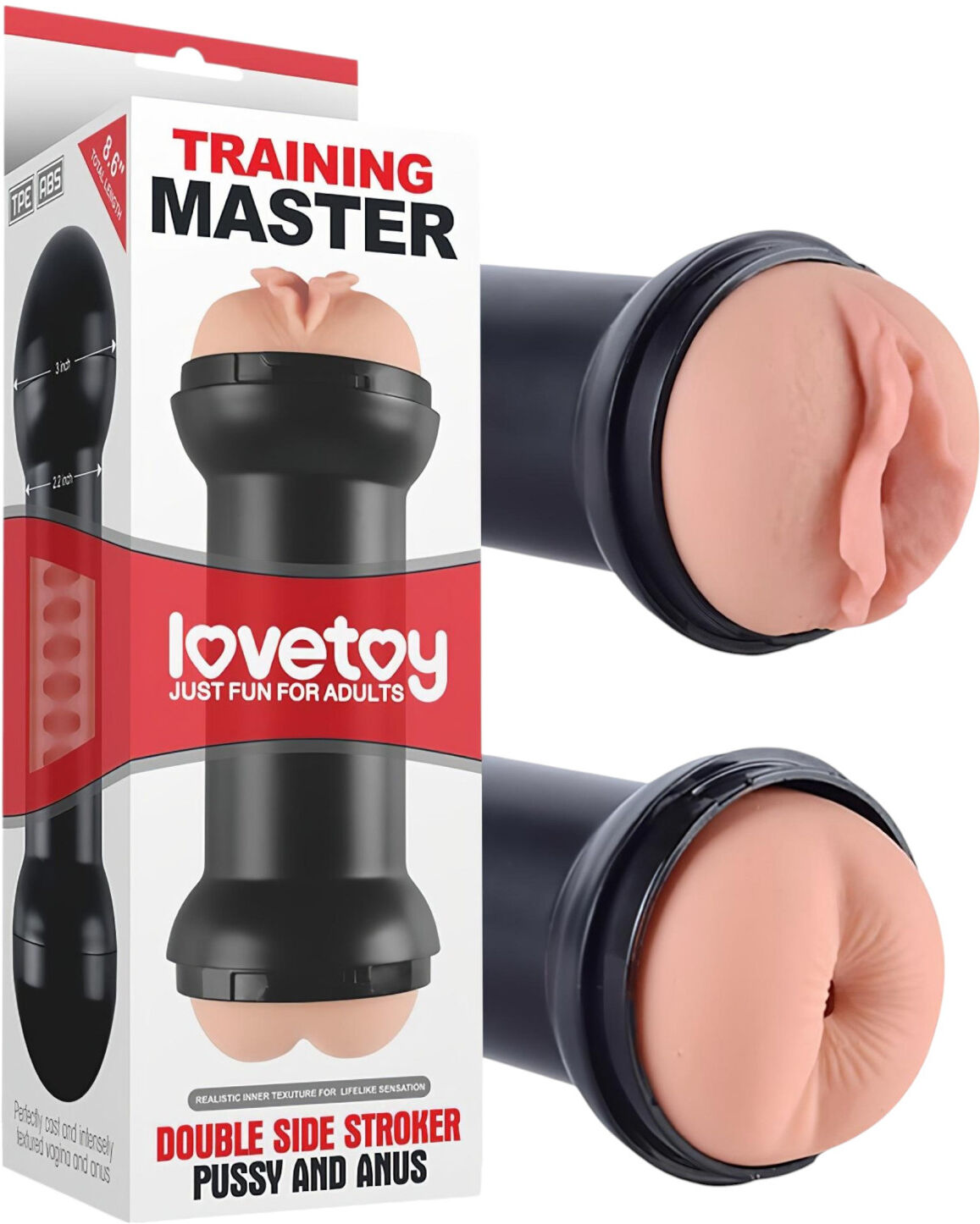 Lovetoy - Realistic Dual Sensation Masturbator