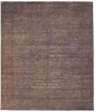 ECARPETGALLERY Hand-knotted Vibrance Grey Wool Rug - 8'0 x 9'5