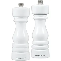 Cole & Mason For kitchen cole and mason London Pepper/Salt Set 18cm White, Pfeffermühle + Salzmühle, Weiss