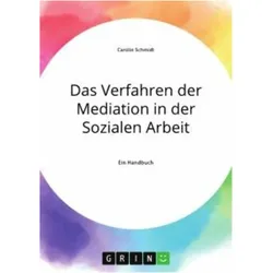 Das Verfahren der Mediation in der Sozialen Arbeit, Konfliktverständnis und Kommunikation, Fachbücher von Carolin Schmidt