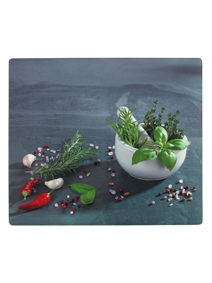 Wenko Spritzschutzwand "Herb" in Grau - (L)50 x (B)56 cm - onesize