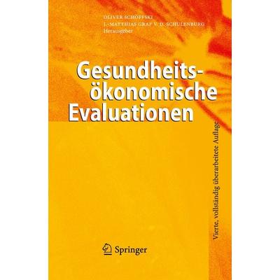 Gesundheitsökonomische Evaluationen, Gebundene Ausgabe von , Springer Berlin, 978-3-642-21699-2