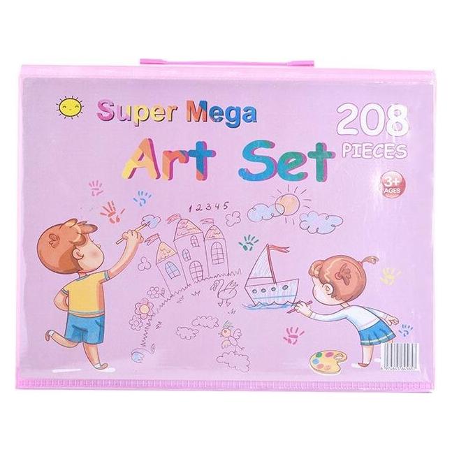 Extralink Kunst-Set zum Malen, 208-teiliges Kunstzubehör (EX.27009)