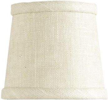 Petite Tapered Drum Linen Chandelier Shade - Cream - Ballard Designs