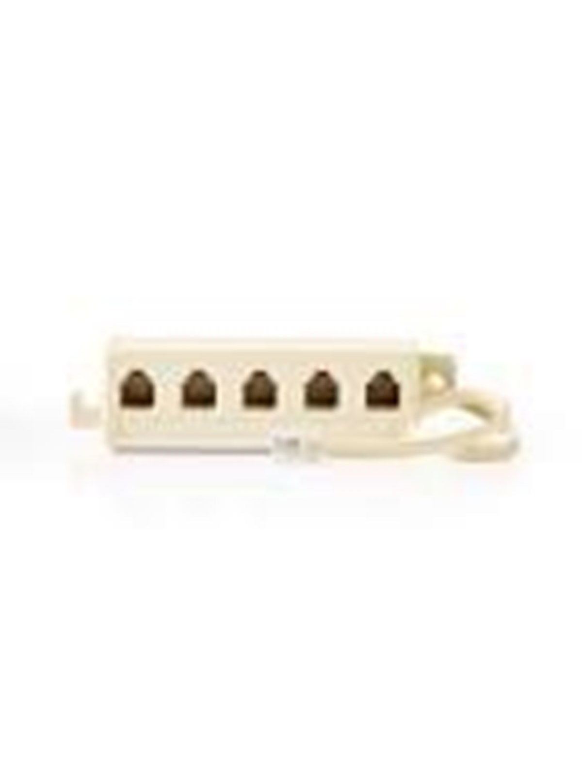 Nedis Telecom Extension Cable | RJ11 Male | 5x RJ11 (4/6) Female - Cremefarben