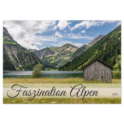 Faszination Alpen (Wandkalender 2026 DIN A2 quer), CALVENDO Monatskalender