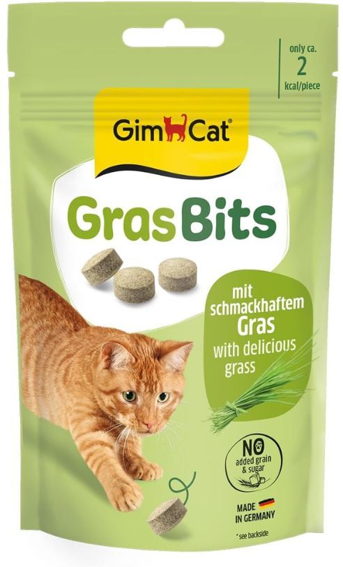 GimCat Snack per Gatto Erba Gras-Bits 10GR