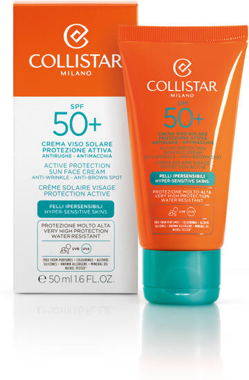 Collistar Crema Viso solare Protezione Attiva SPF50