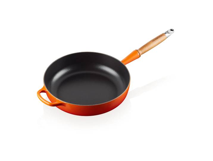 Le Creuset Le Creuset Signature Sauteuse Holzgriff 28cm Flame