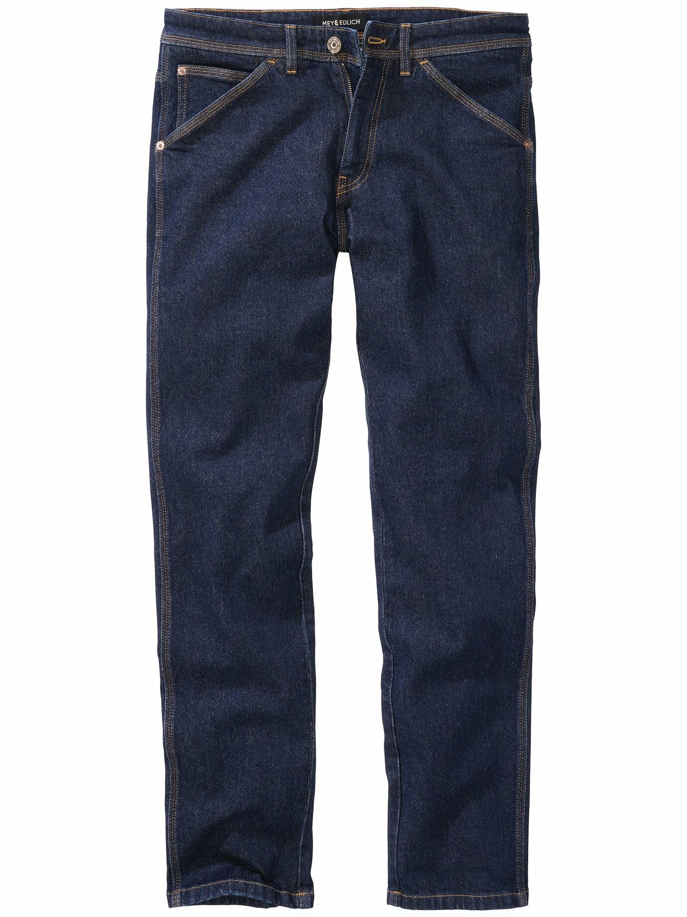 Mey & Edlich Herren Ausdauer-Jeans Blau 99 % Baumwolle (Rohstoff aus kontrolliert biologischem Anbau), 1 % Elasthan