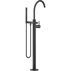 Dornbracht Meta Einhandmischer 25863661-33 für Wanne, freistehend, mit Brausegarnitur, schwarz matt