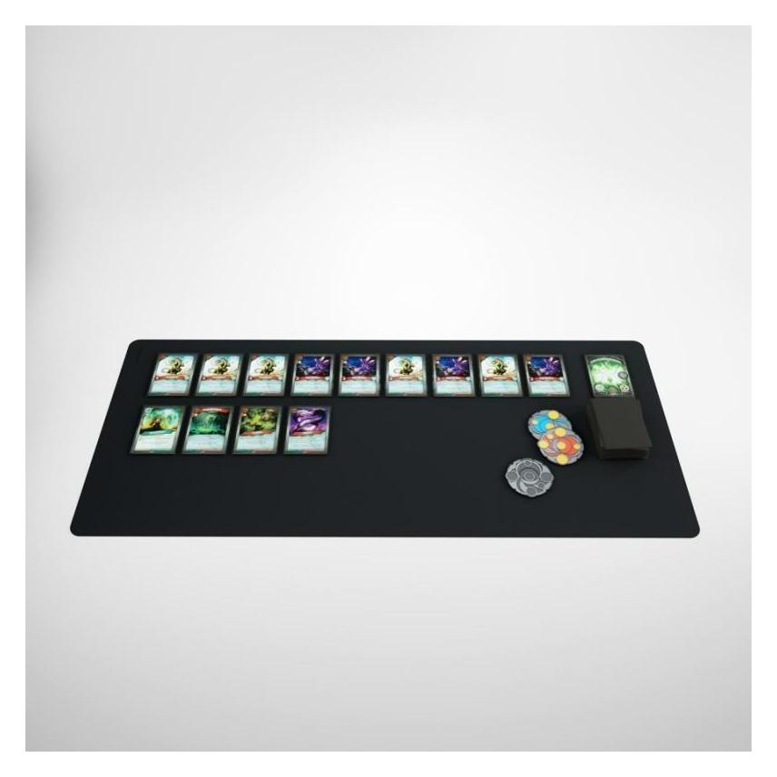 Gamegenic GGS40012ML - Prime Playmat XL, 80cm x 35cm, Black (GGS40012ML)