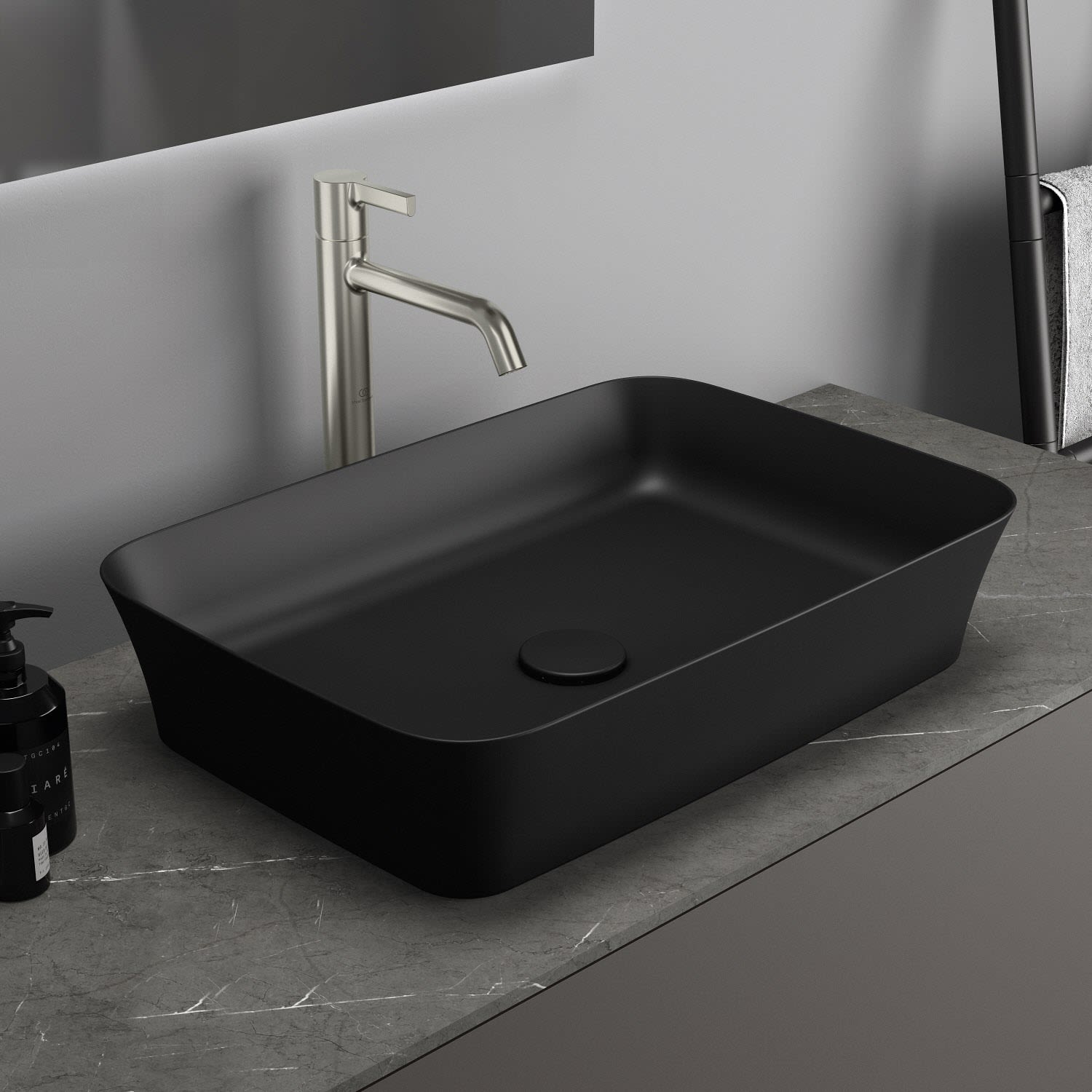 Ideal Standard top bowl angular without overflow, without ÜL 55 x 38 cm E2076V3