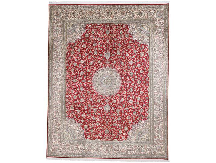 Kaschmir Seide Teppich 246x315 Handgeknüpft Orientteppich Seide