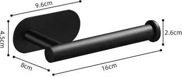 Uplift Treasures Stainless Steel Paper Towel Holder c black