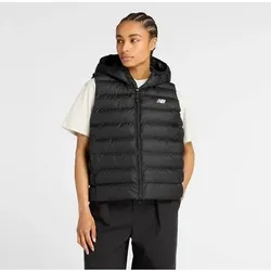 NEW BALANCE Damen Weste Sport Essentials Hooded Puffer Vest, Größe S in Schwarz 53508