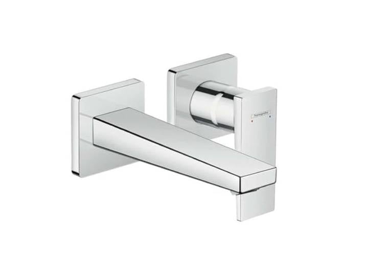 hansgrohe Metropol Mitigeur Lavabo encastré avec Kit de Vidage\, Chromé robinet\, jet volumineux (AirPower)\, max. 5 l/min\, faciles à nettoyer (QuickClean)\, 32526000