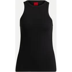 Top The Plain Tank Schwarz M