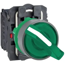 Schneider Electric XB5AKCUST02 Leuchtwahlschalter, Kunststoff, kompl, 22mm, kundenspezifisch via Konfigurator