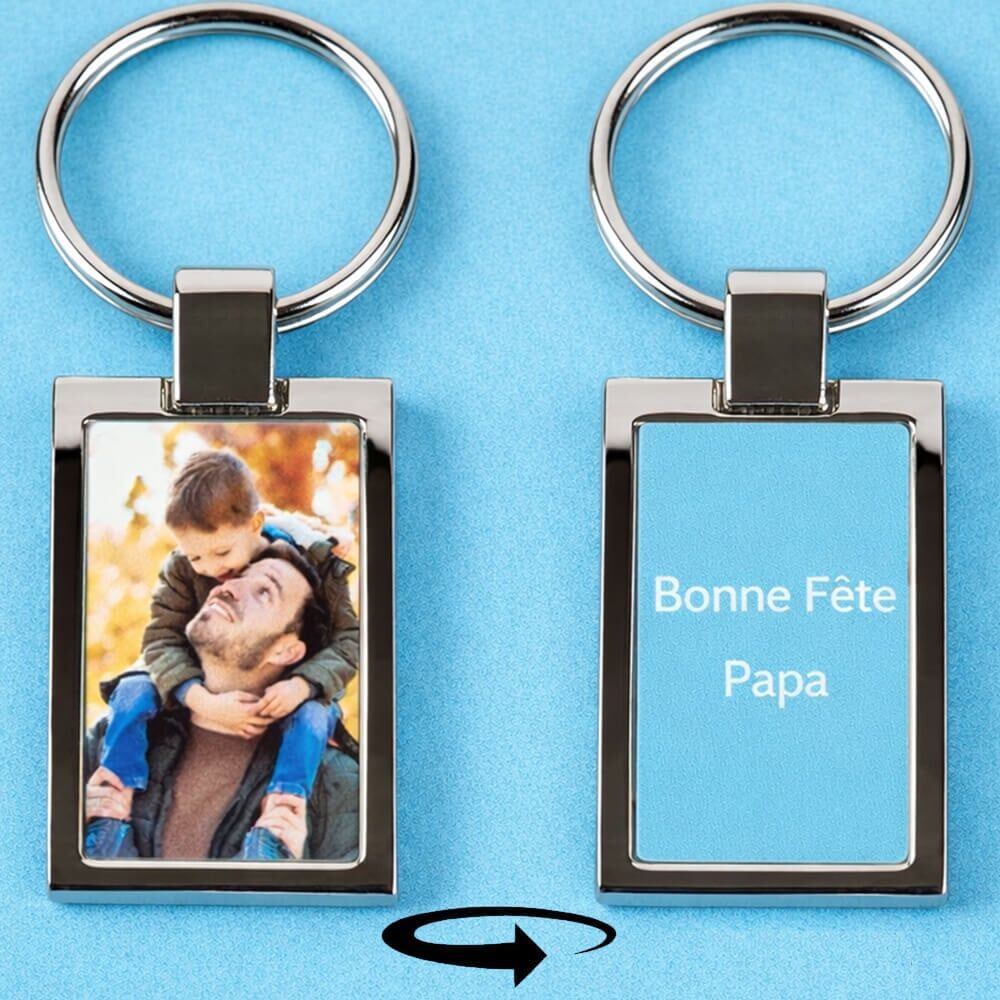 Ocadeau Porte clef métal recto verso