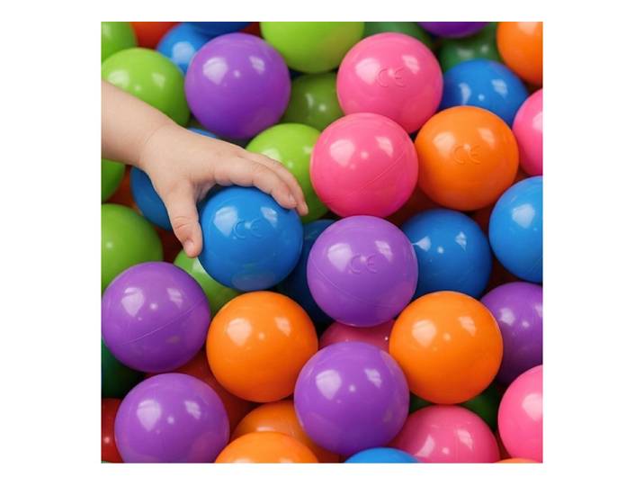 LittleTom Bällebad-Bälle Baby - 850 Bunte Bälle fürs Bällebad - Geprüfte Spielbälle für Kinder (850-St), Ab dem 1. Tag: Babybälle zum Greifen - Plastikbälle für den Bällepool