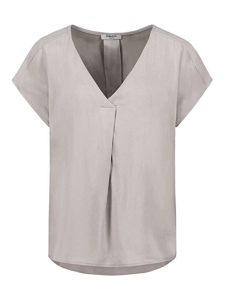 Sublevel Bluse in Grau - S