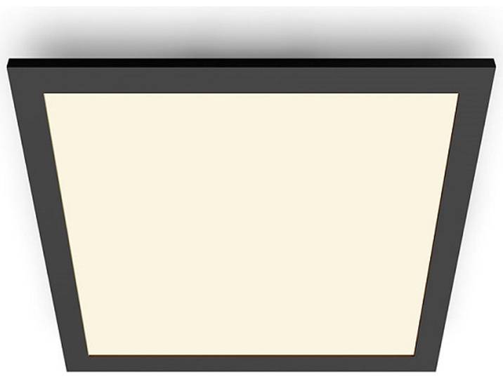 Philips Funktional Panel Deckendecke, quadratisch, 12 W, LED, IP20, Schwarz