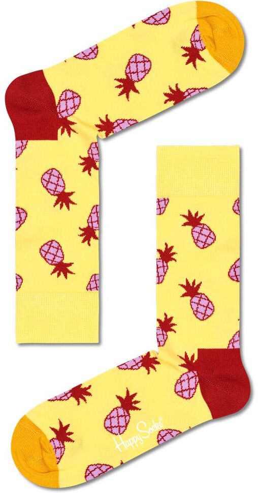 Happy Socks  - Pineapple Jaune - 36-40 - Chaussettes